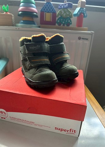 Superfit Gri Erkek Çocuk Botu Velcro