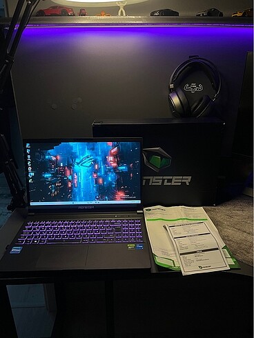 13AY GARANTİLİ MONSTER/ i5 12. TH/RTX 4050/500 GB SSD/16GB RAM