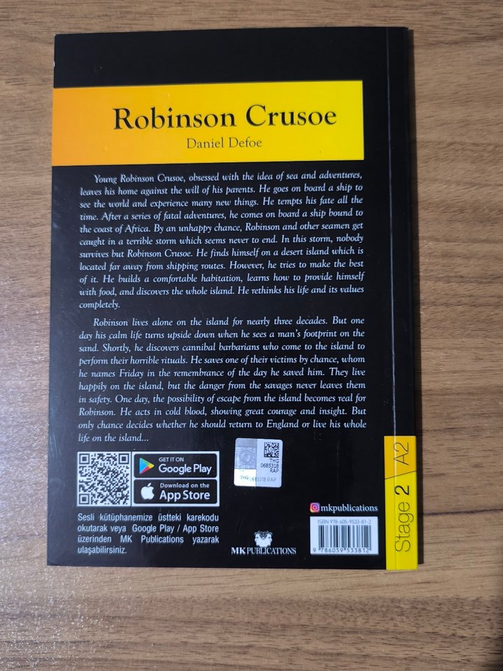 Robinson Crusoe - Daniel Defoe - Görsel 2