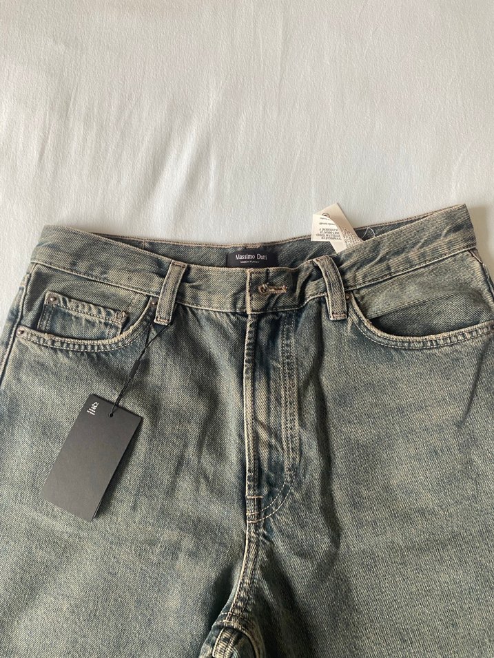 Yüksek Bel Açık Gri Denim Jean — görsel 4/5