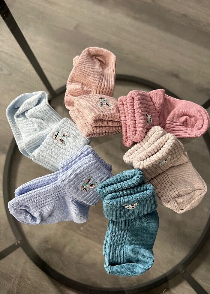 Antibakteriyel Yenidoğan Çorap - Görsel 2