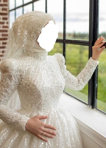 36 Beden Tesettür gelinlik