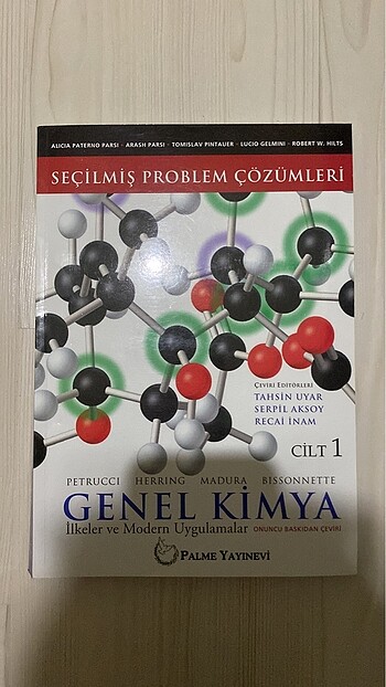 Genel kimya soru çözümlü
