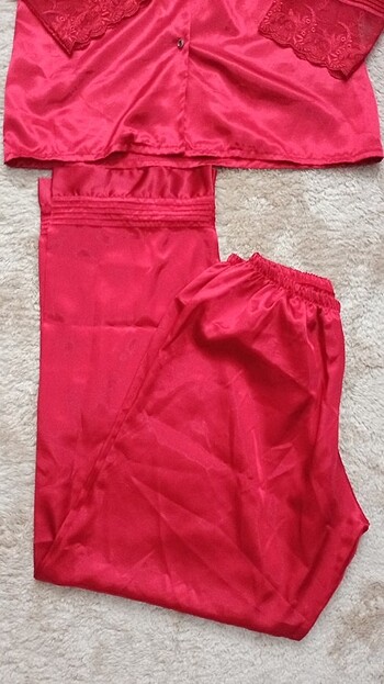 Diğer Kırmızı Gecelik pijama