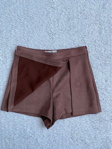 Pull and Bear Süet Şort Etek