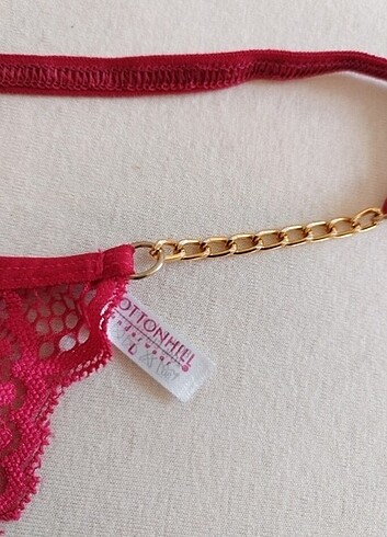 Victoria s Secret Fantazi dantelli zincir detaylı string 