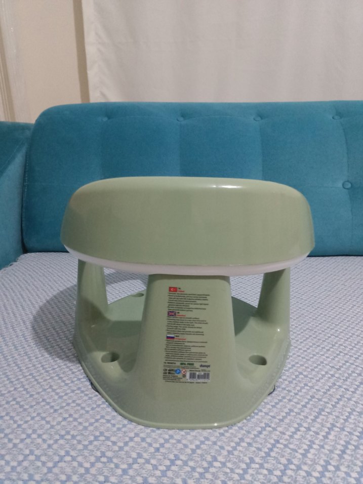 Yeşil Plastik Bebek Mama Sandalyesi - Görsel 4