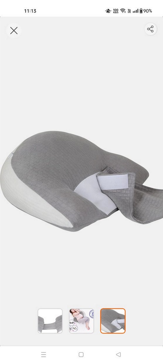 Gri Hamile Minderi - Görsel 5