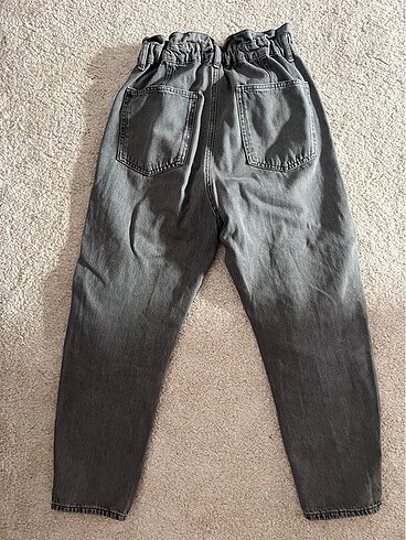 36 Beden gri Renk Zara balon jean