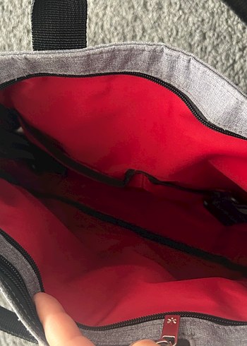 Gri Skip Hop Bebek Çantası - Görsel 4