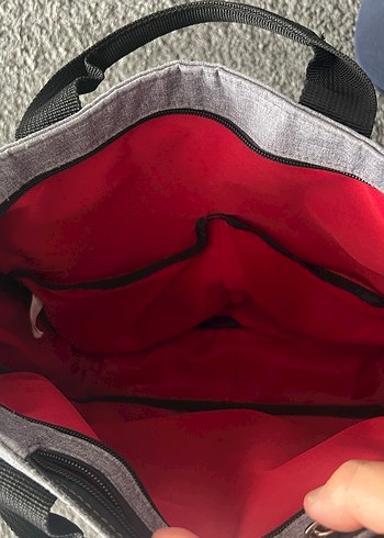 Gri Skip Hop Bebek Çantası - Görsel 5