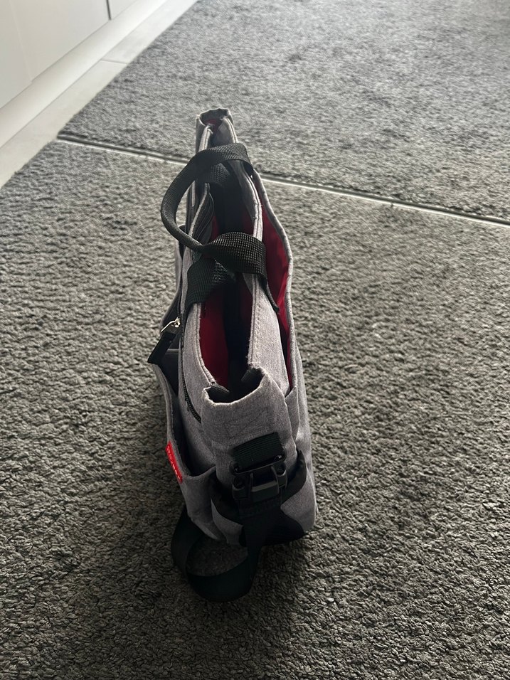 Gri Skip Hop Bebek Çantası - Görsel 3