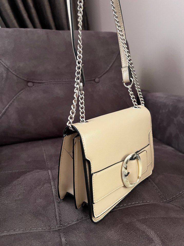 Stradi Bej Deri Zincir Detaylı Kadın Çanta - Görsel 2