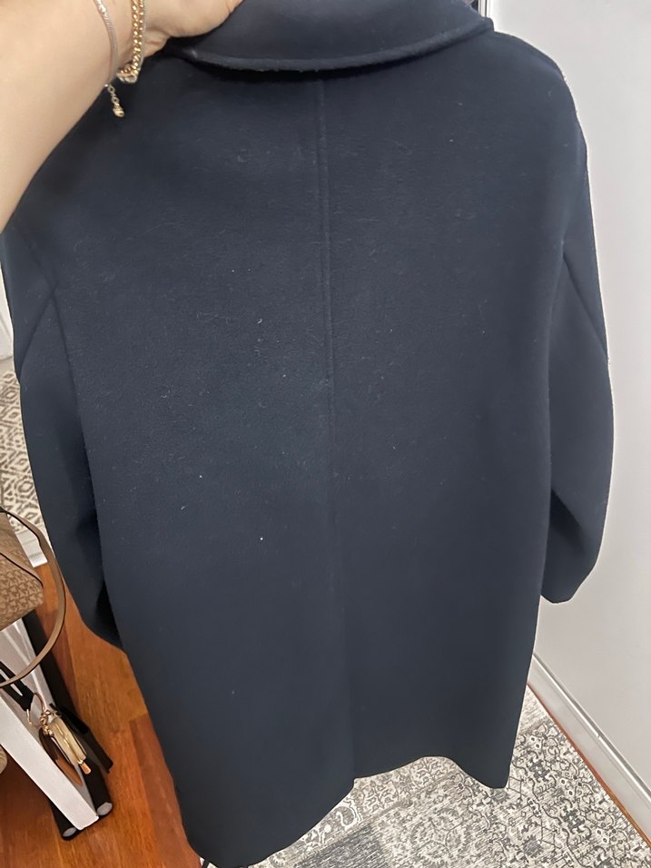 Zara lacivert kaban - Görsel 4