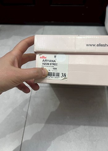 Elle Bej Süet Dizüstü Topuklu Kadın Çizme - Görsel 8