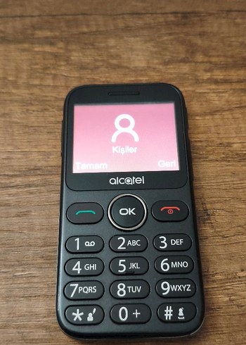 Alcatel 2020X Gri Klasik Telefon - Görsel 3