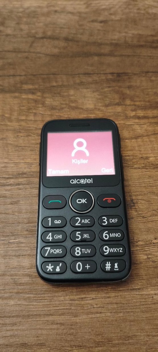 Alcatel 2020X Gri Klasik Telefon - Görsel 3