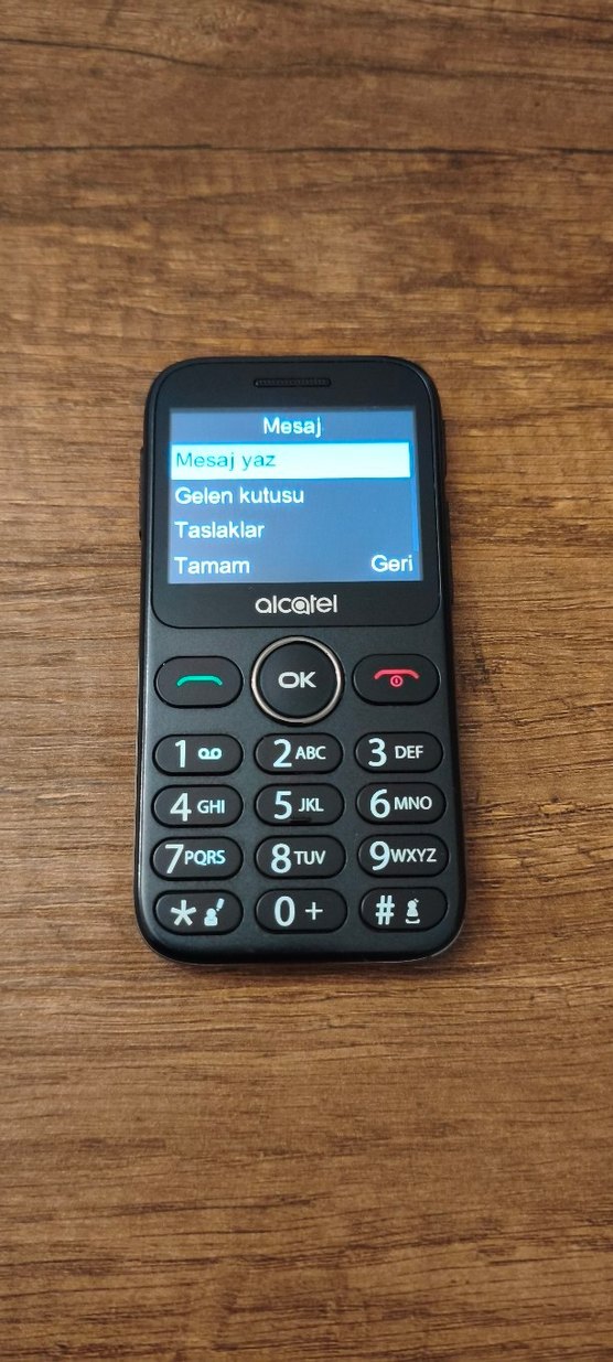 Alcatel 2020X Gri Klasik Telefon - Görsel 2
