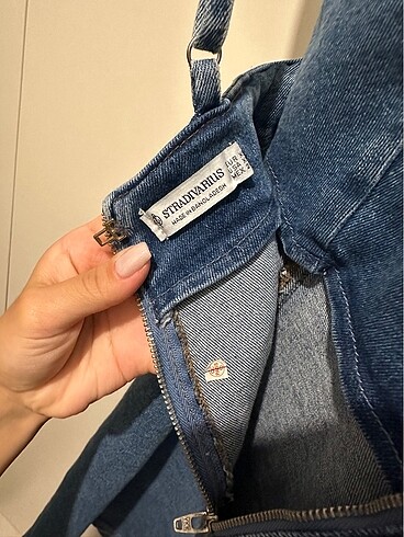 Stradivarius jean elbise - Görsel 3