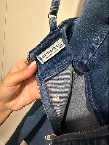 Stradivarius jean elbise - Görsel 4