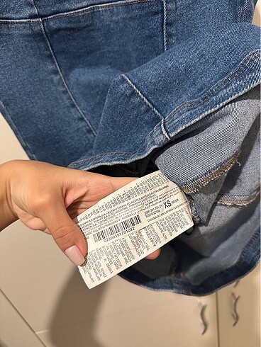 Stradivarius jean elbise - Görsel 6