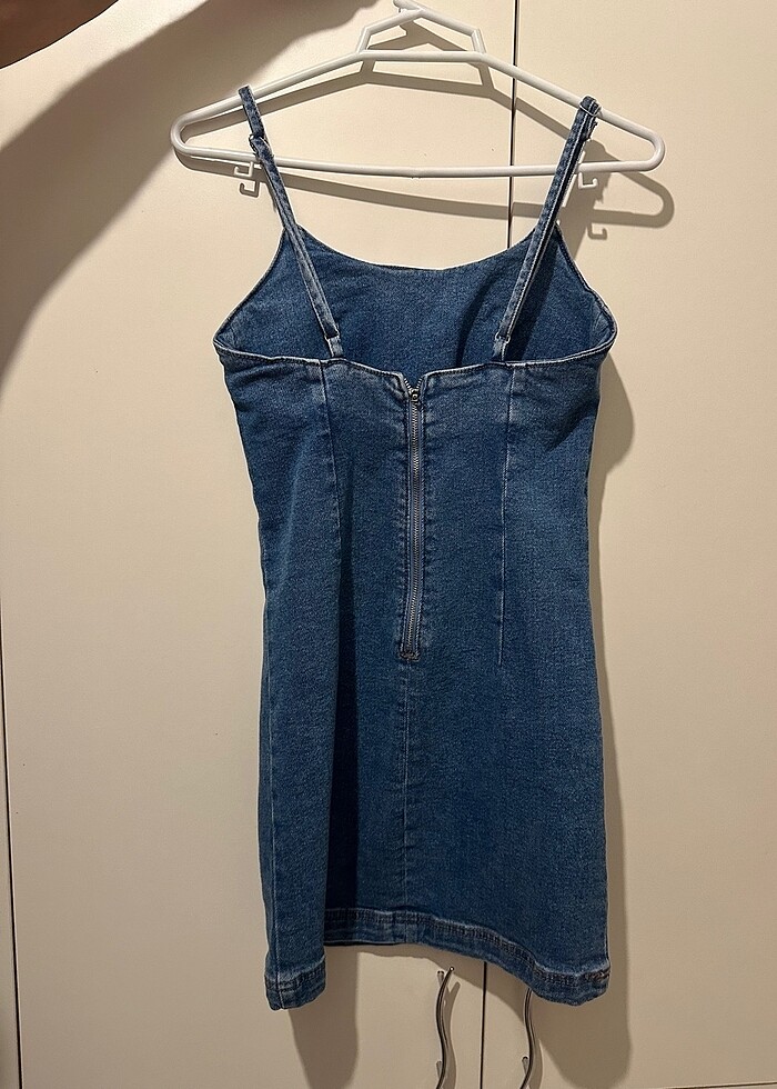 Stradivarius jean elbise - Görsel 2