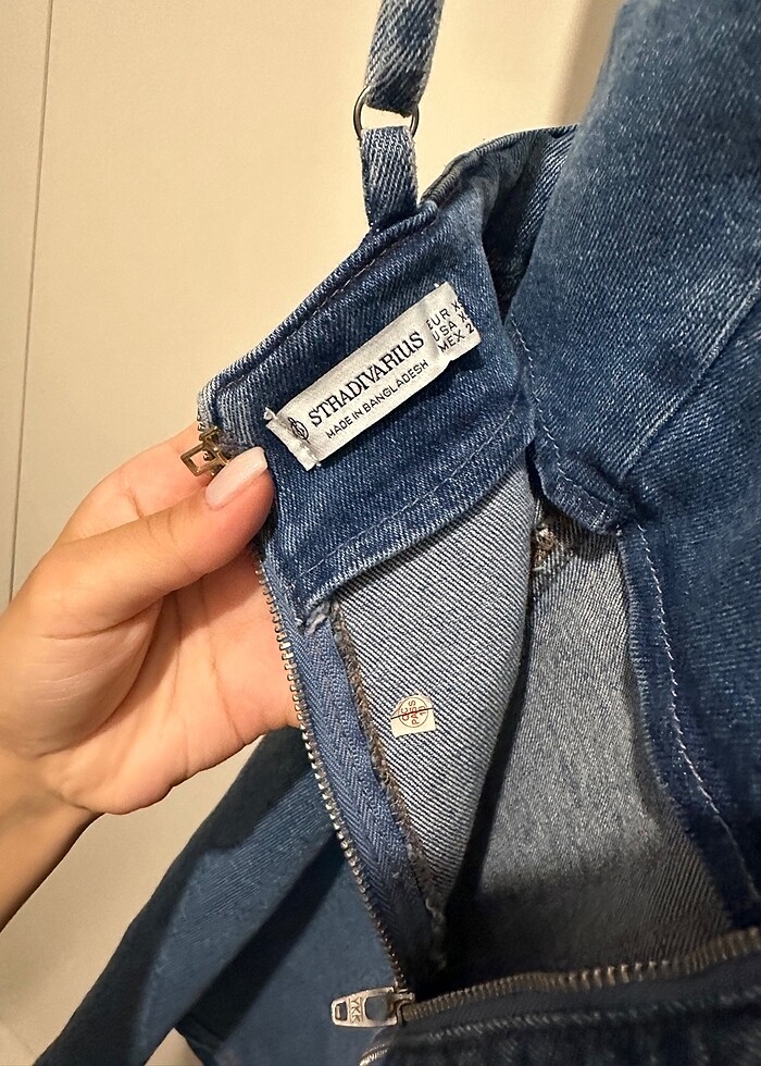 Stradivarius jean elbise - Görsel 4