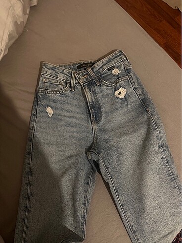 Mavi mom jean - Görsel 7