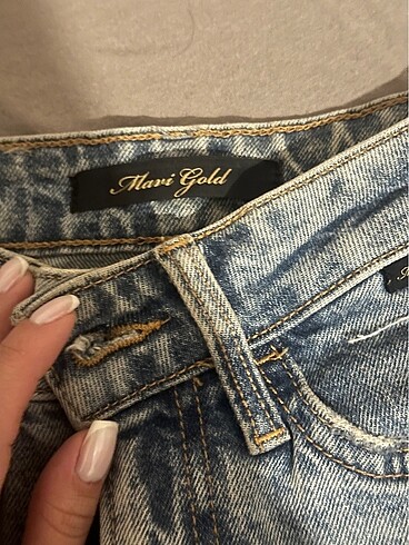 Mavi mom jean - Görsel 9