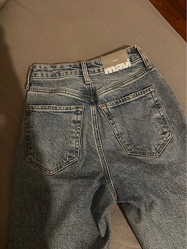 Mavi mom jean - Görsel 10