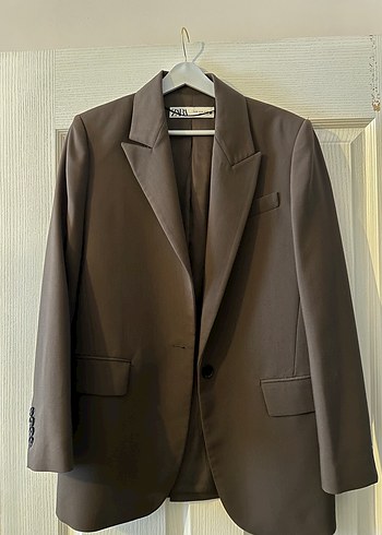 Zara Bej Kadın Blazer Ceket