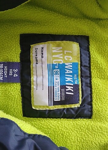 Erkek çocuk mont 