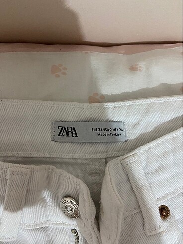 zara beyaz pantolon