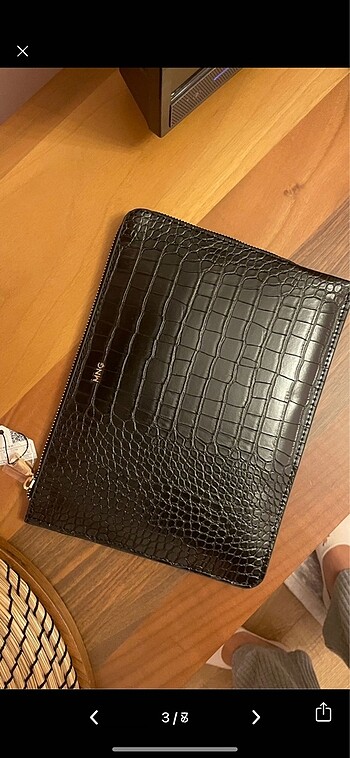  Beden siyah Renk Mango laptop/tablet çantası