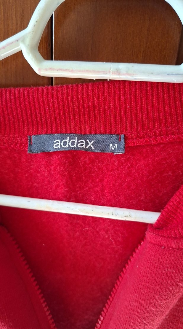 Kırmızı Fermuarlı Kadın Ceket - Görsel 2