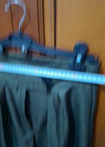 Salaş Kesim Yeşil kase Kadın Pantolon - Görsel 2