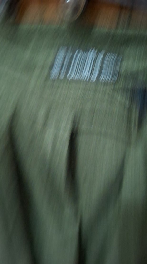 Salaş Kesim Yeşil kase Kadın Pantolon - Görsel 4