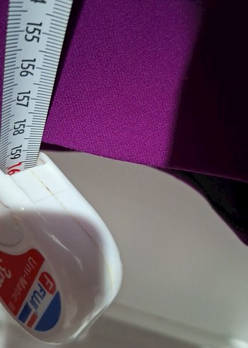 Mor Drapeli Straplez Uzun Kadın Abiye - Görsel 6