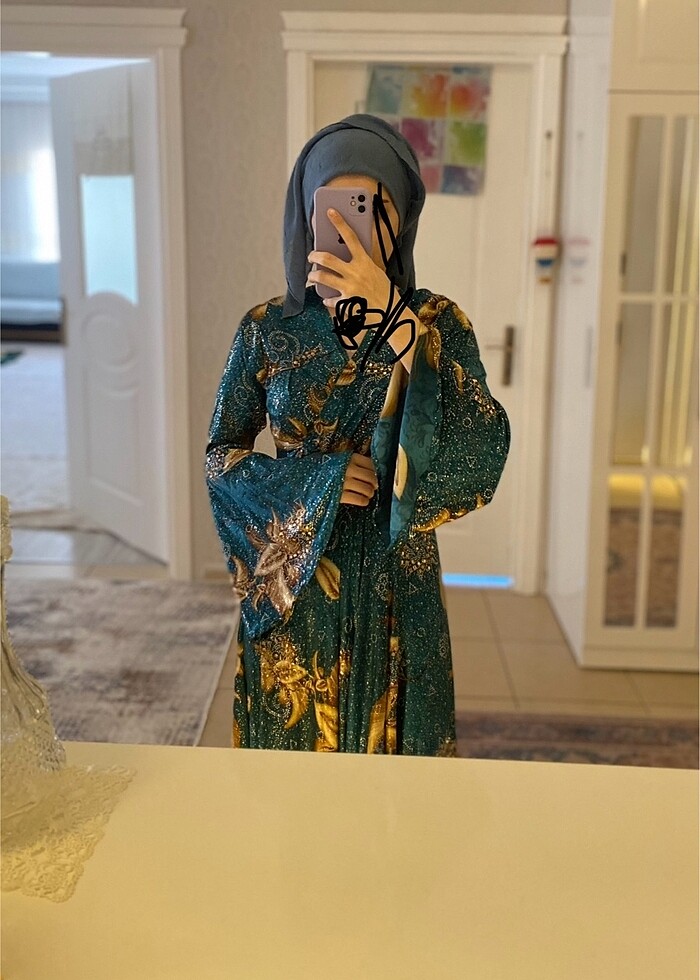 Taşlı elbise - Görsel 4