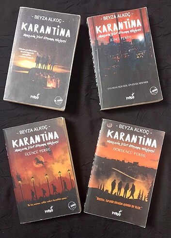 Karantina 4 Kitaplık Set