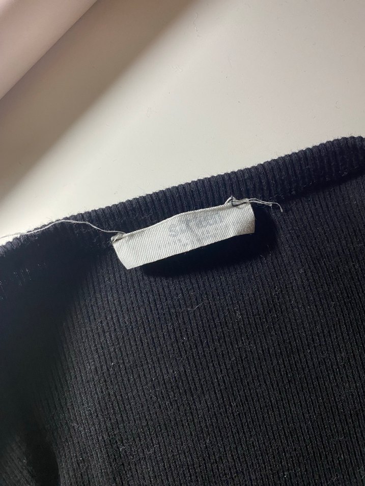 Stradivarius Siyah Uzun Kollu - Görsel 4