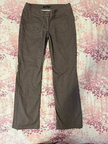 kahverengi vintage pantolon