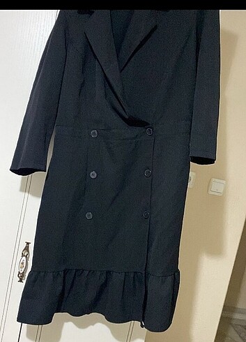 Trendyol & Milla Bayan eteği fırfırlı ceket elbise 