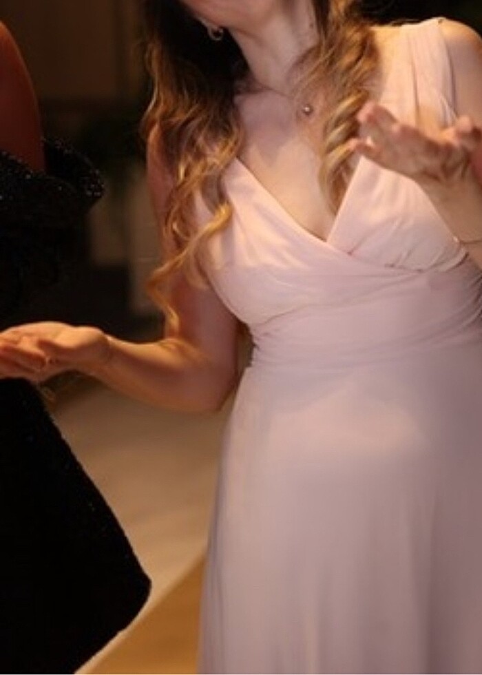 Pudra uzun tuvalet 38 beden - Görsel 2