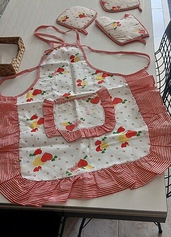 Mutfak önlüğü set