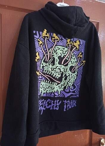 Diğer Ambar Sırtı Baskılı Sweatshirt