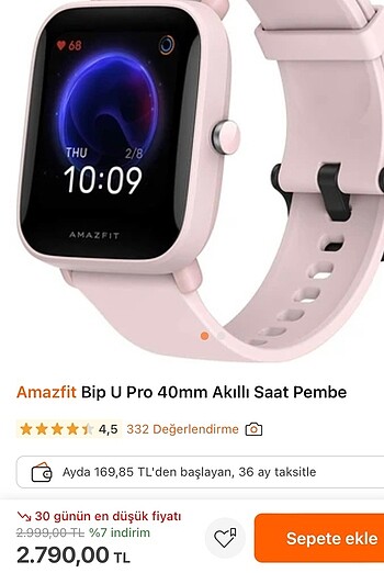 Akıllı saat amazfit