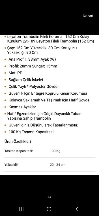 Diğer Trampolin