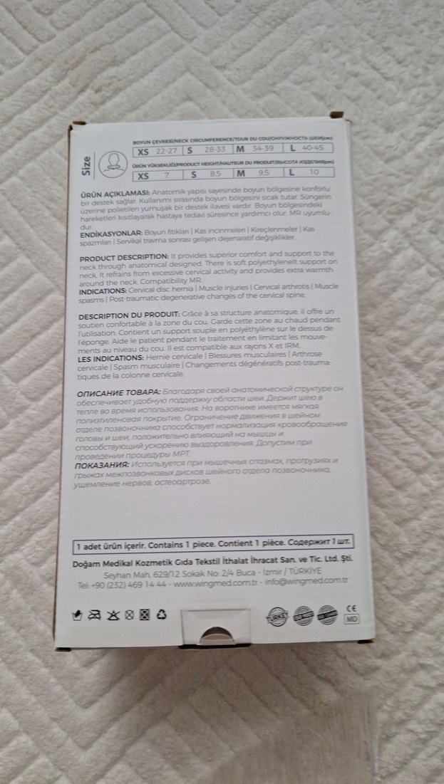 Sünger Destekli Boyunluk - Siyah - Görsel 2