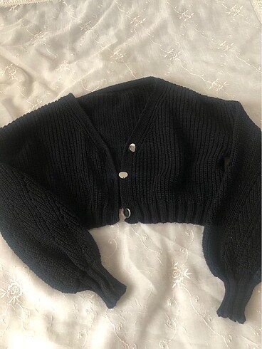 Crop hırka